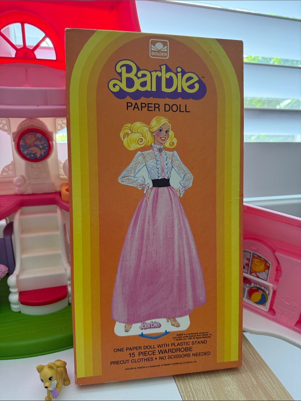 Barbie Paper Doll - Pink Dress (Barbie) Vintage 1983 Never used